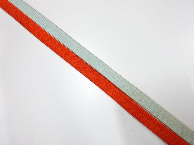 JAPANESE KIMONO / ANTIQUE HAND-TIED OBIJIME CORD / SILK